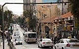 A view of King George Street in downtown Jerusalem on November 26, 2015 (Elon Kenig/Flash90)