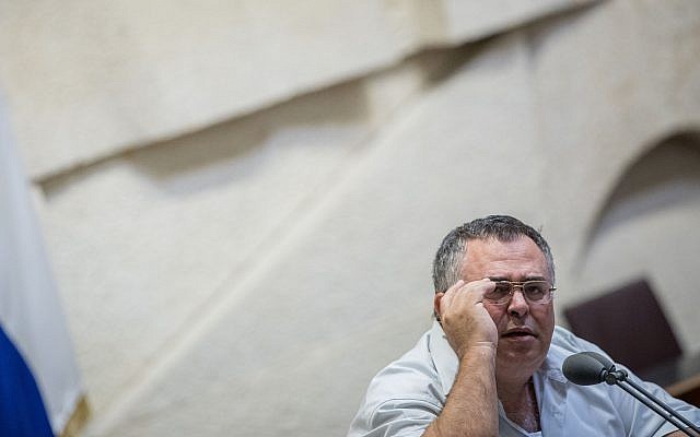 Likud MK David Bitan addresses the Knesset in Jerusalem, on November 13, 2017. (Yonatan Sindel/Flash90) Likud MK David Bitan addresses the Knesset in Jerusalem, on November 13, 2017. (Yonatan Sindel/Flash90)