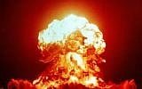 A nuclear explosion on April 18, 1953, as part of Operation Upshot-Knothole nuclear test series, at the US's Nevada Test Site. (US National Nuclear Security Administration Nevada Site Office/Wikipedia/public domain)