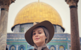 Victoria Koblenko posting a photo from Jerusalem. (Instagram)
