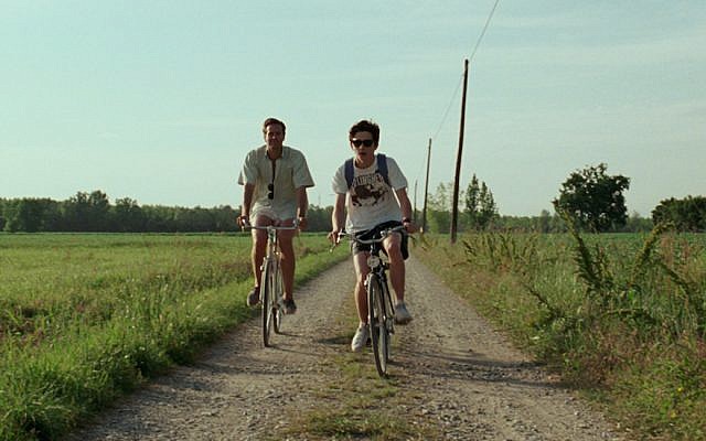 Armie Hammer, left, and Timothee Chalamet play two young men who grapple with their attraction to each other in the film “Call Me By Your Name.” (Courtesy of Sony Pictures Classics via JTA) Armie Hammer, left, and Timothee Chalamet play two young men who grapple with their attraction to each other in the film “Call Me By Your Name.” (Courtesy of Sony Pictures Classics via JTA)