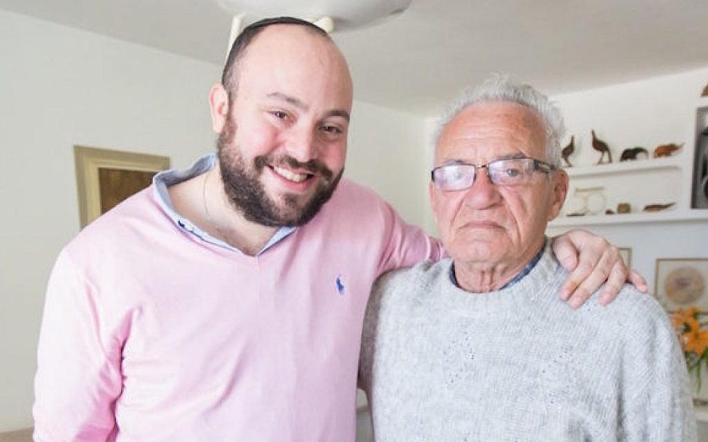 Jonny Daniels meets with Moshe Tirosh on January 13, 2015 in Karmiel, Israel. (Photo by Elan Kawesch via JTA) Jonny Daniels meets with Moshe Tirosh on January 13, 2015 in Karmiel, Israel. (Photo by Elan Kawesch via JTA)