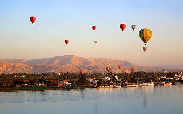 Illustrative: Hot air balloons floating over the Nile River in Luxor at sunrise (iStock) Illustrative: Hot air balloons floating over the Nile River in Luxor at sunrise (iStock)