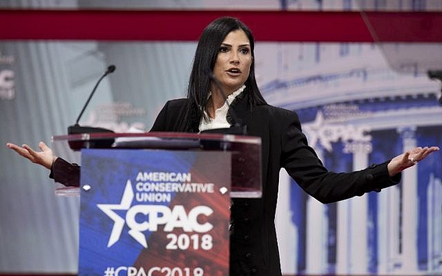 Spokesperson for the National Rifle Association (NRA) Dana Loesch speaks during the 2018 Conservative Political Action Conference at National Harbor in Oxon Hill, Maryland on February 22, 2018. (AFP PHOTO / JIM WATSON) Spokesperson for the National Rifle Association (NRA) Dana Loesch speaks during the 2018 Conservative Political Action Conference at National Harbor in Oxon Hill, Maryland on February 22, 2018. (AFP PHOTO / JIM WATSON)