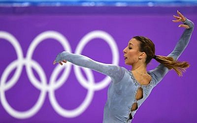 Germany's Nicole Schott competes in the women's single skating free skating of the figure skating event during the Pyeongchang 2018 Winter Olympic Games at the Gangneung Ice Arena in Gangneung on February 23, 2018. (AFP/Kirill Kudryavtsev)