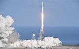 The SpaceX Falcon Heavy takes off from Pad 39A at the Kennedy Space Center in Florida, on February 6, 2018, on its demonstration mission. (AFP PHOTO / JIM WATSON)