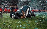 Patrick Robinson of the Philadelphia Eagles celebrates after defeating the New England Patriots 41-33 in Super Bowl LII at US Bank Stadium, February 4, 2018 in Minneapolis, Minnesota. (Elsa/Getty Images/AFP)