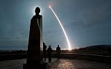 An unarmed US Air Force LGM-30G Minuteman III intercontinental ballistic missile launches during an operational test at Vandenberg Air Force Base, California, December 17, 2013. (DoD photo by Airman 1st Class Yvonne Morales, US Air Force/Released)