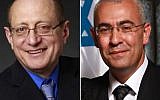 Alex Stein (L) and Ofer Groskopf who were elected to the Supreme Court on February 22, 2018. (Courtesy)