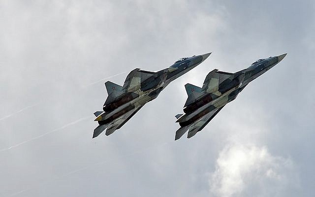 The Su-57. (Photo by Anna Zvereva, CC BY-SA 2.0, Flickr) The Su-57. (Photo by Anna Zvereva, CC BY-SA 2.0, Flickr)