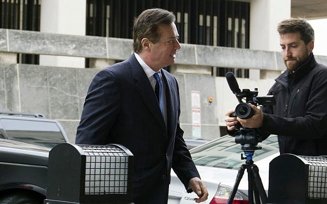 Paul Manafort, US President Donald Trump's former campaign chairman, arrives at the federal courthouse in Washington on February 28, 2018. (AP Photo/Jose Luis Magana) Paul Manafort, US President Donald Trump's former campaign chairman, arrives at the federal courthouse in Washington on February 28, 2018. (AP Photo/Jose Luis Magana)