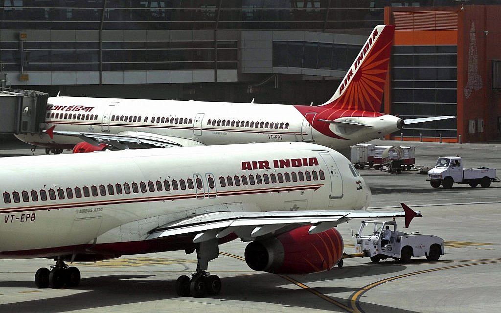 Illustrative: Air India planes parked on the tarmac at the Indira Gandhi International Airport in New Delhi, India, on May 18, 2012. (AP Photo/Kevin Frayer)
