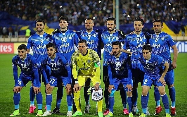 File: Iran's Esteghlal Football Club players in the 2016-2017 season. (Tasnim News Agency/Wikipedia/CC BY) File: Iran's Esteghlal Football Club players in the 2016-2017 season. (Tasnim News Agency/Wikipedia/CC BY)
