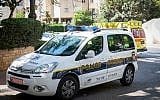 Illustrative: An Israeli police car (Roy Alima/Flash90)