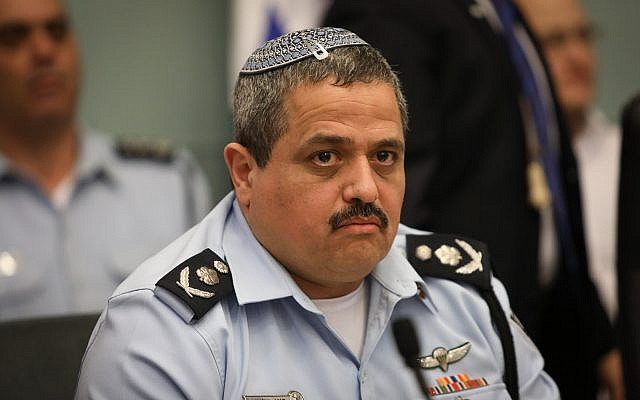 Police Commissioner Roni Alsheich attends an Interior Affairs Committee meeting at the Knesset in Jerusalem, on February 20, 2018. (Yonatan Sindel/Flash90) Police Commissioner Roni Alsheich attends an Interior Affairs Committee meeting at the Knesset in Jerusalem, on February 20, 2018. (Yonatan Sindel/Flash90)
