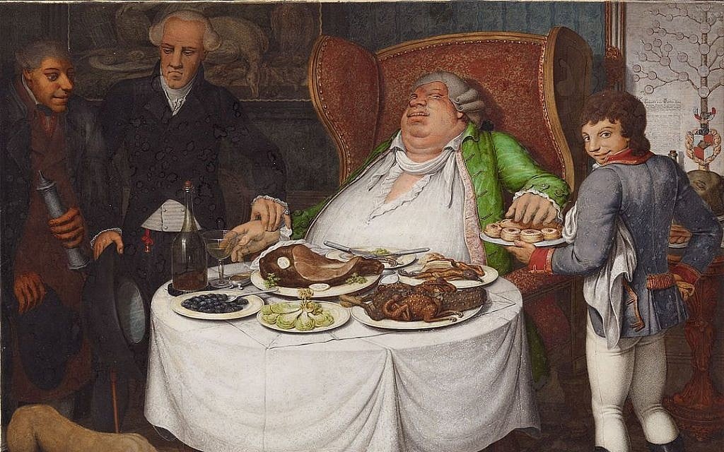 The 1804 painting, 'Der Voller,' or, 'The Full One,' by George Emmanuel Opitz. (Public domain) The 1804 painting, 'Der Voller,' or, 'The Full One,' by George Emmanuel Opitz. (Public domain)