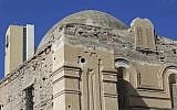 The abandoned Dar Bishi synagogue in Tripoli on September 28, 2011.  ( JOSEPH EID/AFP/Getty Images)