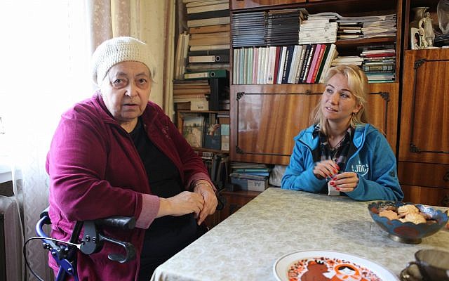 Illustrative image of vulnerable elderly people assisted by JDC in Kharkov, Ukraine. (JDC) Illustrative image of vulnerable elderly people assisted by JDC in Kharkov, Ukraine. (JDC)