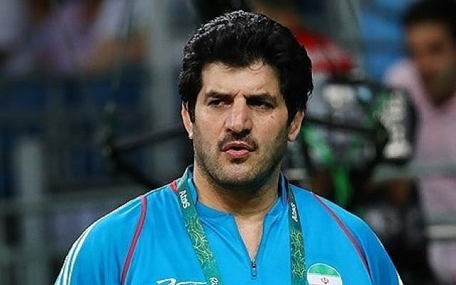 Rasoul Khadem, head of Iran's wrestling federation who resigned from his post on February 28, 2018, is seen during the 2016 Summer Olympics. (CC-BY-4.0 Tasnim News Agency/Wikipedia)