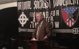 Neo-Nazi leader Arthur Jones speaks in Kentucky, April 2017 (YouTube screenshot)