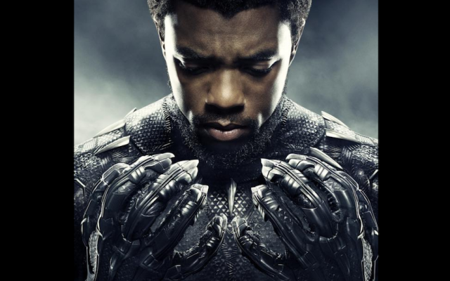 A promotional image for the “Black Panther” film. (Chadwick Boseman/Facebook)