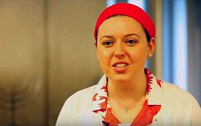 Ohev Sholom synagogue's Ruth Friedman. (YouTube screenshot)
