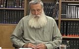 Rabbi Yosef Kelner (YouTube screenshot)
