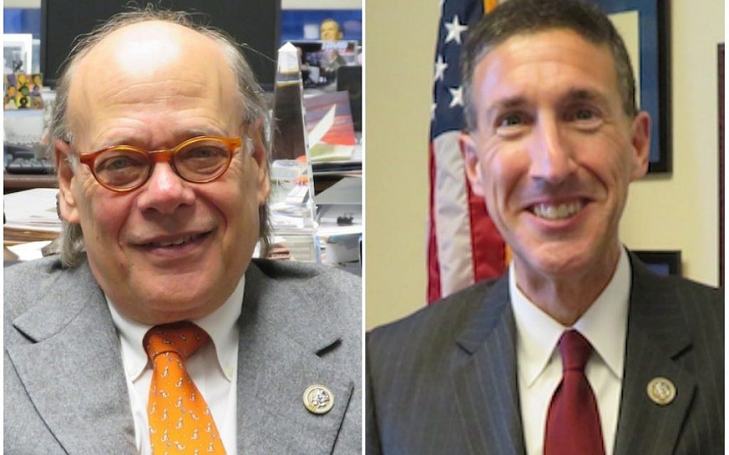 Reps. Steve Cohen, left, and David Kustoff knew each other long before they entered politics. (Ron Kampeas/JTA) Reps. Steve Cohen, left, and David Kustoff knew each other long before they entered politics. (Ron Kampeas/JTA)