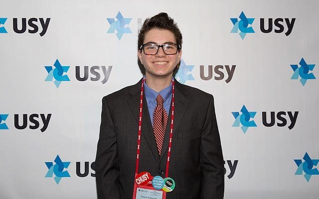 Sawyer Goldsmith is the religion/education vice president for the international board of USY (Courtesy of USY) Sawyer Goldsmith is the religion/education vice president for the international board of USY (Courtesy of USY)