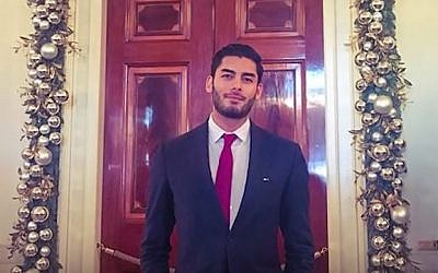 An undated picture of Ammar Campa-Najjar, a Democratic candidate for California's 50th congressional district. (screen capture: Facebook)