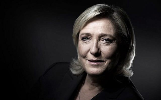 In this photo taken on October 17, 2016, President of the French far-right party Marine Le Pen poses in Nanterre, outside Paris. (AFP PHOTO / JOEL SAGET) In this photo taken on October 17, 2016, President of the French far-right party Marine Le Pen poses in Nanterre, outside Paris. (AFP PHOTO / JOEL SAGET)