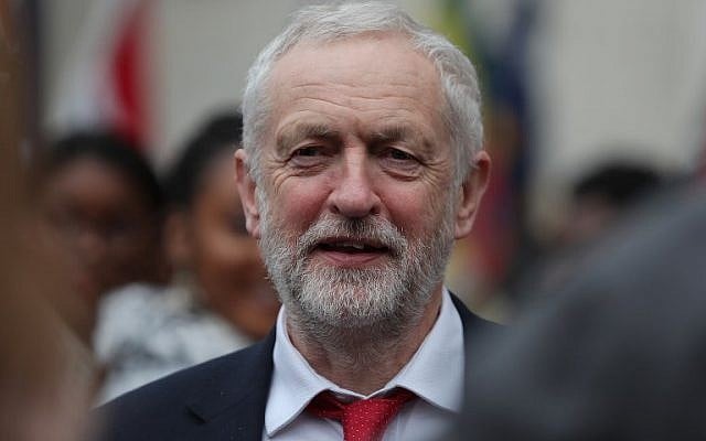 Britain's opposition Labour Party Leader Jeremy Corbyn leaves a Commonwealth Day Service at Westminster Abbey in central London, on March 12, 2018. (AFP/Daniel Leal-Olivas) Britain's opposition Labour Party Leader Jeremy Corbyn leaves a Commonwealth Day Service at Westminster Abbey in central London, on March 12, 2018. (AFP/Daniel Leal-Olivas)