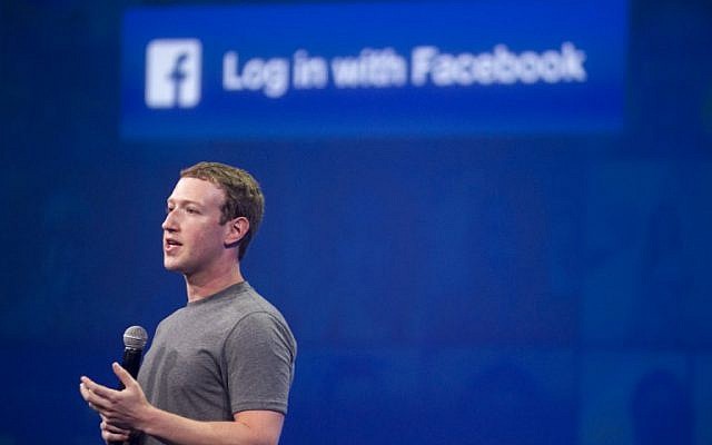In this photo taken on March 25, 2015 Facebook CEO Mark Zuckerberg speaks at the F8 summit in San Francisco, California. (AFP Photo/Josh Edelson) In this photo taken on March 25, 2015 Facebook CEO Mark Zuckerberg speaks at the F8 summit in San Francisco, California. (AFP Photo/Josh Edelson)