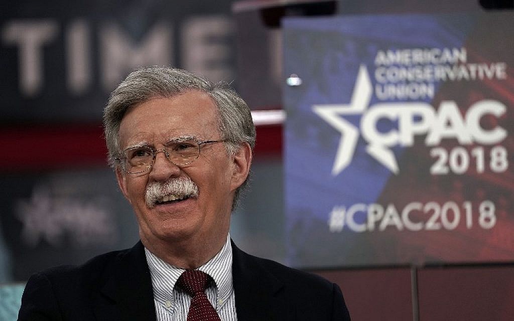 This photo taken on February 22, 2018 shows former US Ambassador to the United Nations John Bolton speaking during CPAC 2018 in National Harbor, Maryland. (AFP/Getty Images North America/Alex Wong) This photo taken on February 22, 2018 shows former US Ambassador to the United Nations John Bolton speaking during CPAC 2018 in National Harbor, Maryland. (AFP/Getty Images North America/Alex Wong)