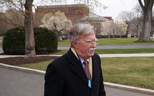 Incoming National Security Adviser John Bolton seen on the driveway of the White House on March 27, 2018 in Washington, DC. (AFP PHOTO / Mandel NGAN) Incoming National Security Adviser John Bolton seen on the driveway of the White House on March 27, 2018 in Washington, DC. (AFP PHOTO / Mandel NGAN)