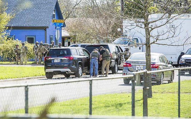 Police barricade the area surrounding the home of suspected Austin bomber Mark Anthony Conditt March 21, 2018 in Pflugerville, Texas. (Drew Anthony Smith/Getty Images/AFP) Police barricade the area surrounding the home of suspected Austin bomber Mark Anthony Conditt March 21, 2018 in Pflugerville, Texas. (Drew Anthony Smith/Getty Images/AFP)