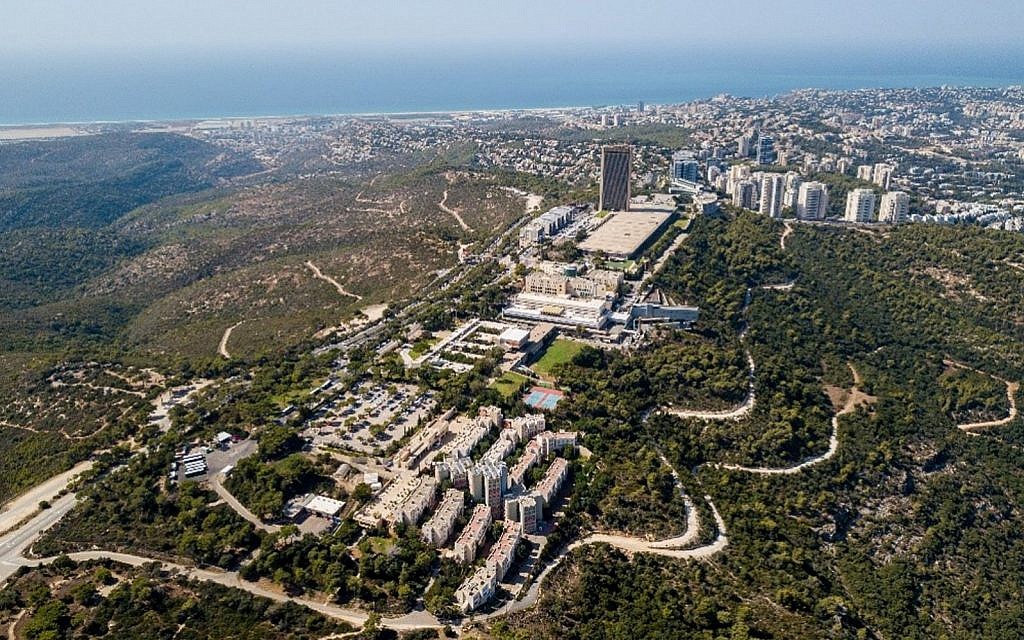 University campus on top of Mount Carmel University campus on top of Mount Carmel