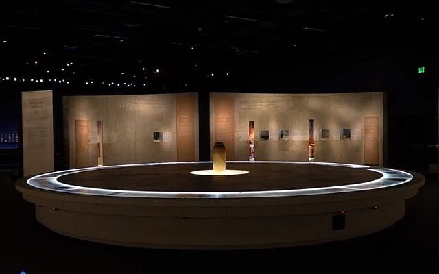 Israel Antiquities Authority exhibition at the Denver Museum of Nature and Science. (Yoli Shwartz, Israel Antiquities Authority)
