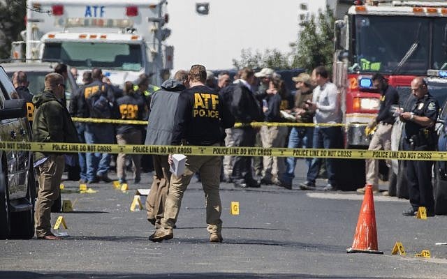 Authorities work on the scene after multiple explosions in Austin on Monday, March 12, 2018. (Ricardo B. Brazziell/Austin American-Statesman via AP) Authorities work on the scene after multiple explosions in Austin on Monday, March 12, 2018. (Ricardo B. Brazziell/Austin American-Statesman via AP)