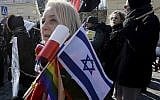 Warsaw residents protests the rise of racism and anti-Semitism in Warsaw, Poland, Saturday, March 17, 2018. Similar protests were held in some other cities across Poland. (AP Photo/Czarek Sokolowski)