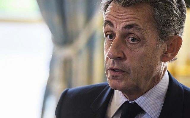 French then-president Nicolas Sarkozy attends newly named member of the Constitutional Council Dominique Lottin's oath-taking ceremony at the Elysee Palace, in Paris, November 6, 2017. (Christophe Petit Tesson/ AP) French then-president Nicolas Sarkozy attends newly named member of the Constitutional Council Dominique Lottin's oath-taking ceremony at the Elysee Palace, in Paris, November 6, 2017. (Christophe Petit Tesson/ AP)