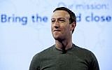 In this June 21, 2017, file photo, Facebook CEO Mark Zuckerberg speaks during preparation for the Facebook Communities Summit, in Chicago. (AP Photo/Nam Y. Huh, File)