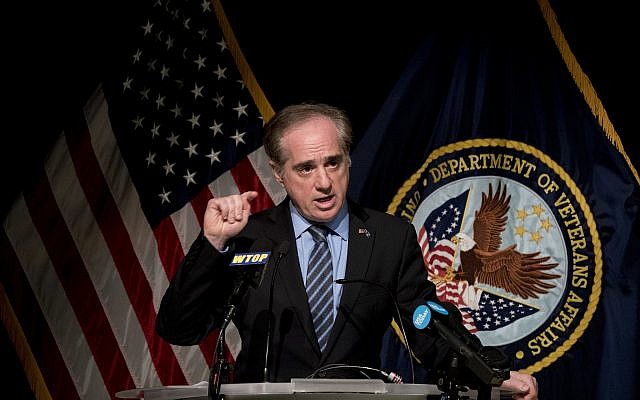 In this Wednesday, March 7, 2018 file photo, Veterans Affairs Secretary David Shulkin speaks at a news conference in Washington. Shulkin was fired this week. (AP/Andrew Harnik) In this Wednesday, March 7, 2018 file photo, Veterans Affairs Secretary David Shulkin speaks at a news conference in Washington. Shulkin was fired this week. (AP/Andrew Harnik)