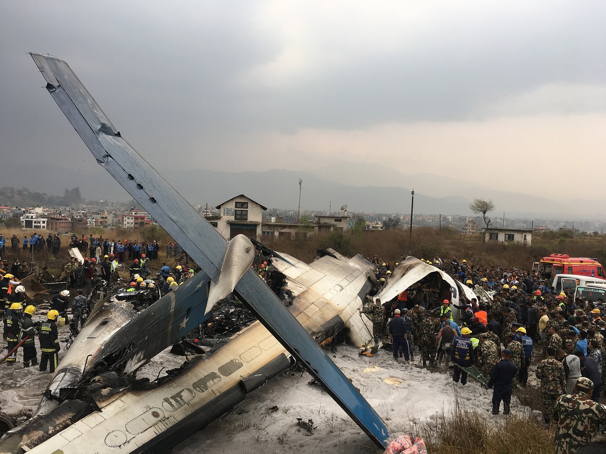 At least 40 killed as Bangladeshi passenger plane crashes in Nepal | The  Times of Israel