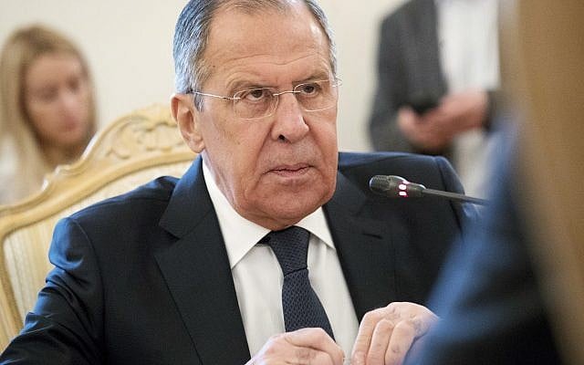 Russian Foreign Minister Sergey Lavrov attends a meeting with his counterpart from Turkey Mevlut Cavusoglu in Moscow, Russia, Wednesday, March 14, 2018. (AP Photo/Pavel Golovkin) Russian Foreign Minister Sergey Lavrov attends a meeting with his counterpart from Turkey Mevlut Cavusoglu in Moscow, Russia, Wednesday, March 14, 2018. (AP Photo/Pavel Golovkin)
