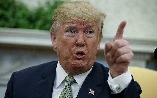 President Donald Trump talks with reporters during a meeting with Irish Prime Minister Leo Varadkar in the Oval Office of the White House, Thursday, March 15, 2018, in Washington. (AP Photo/Evan Vucci) President Donald Trump talks with reporters during a meeting with Irish Prime Minister Leo Varadkar in the Oval Office of the White House, Thursday, March 15, 2018, in Washington. (AP Photo/Evan Vucci)