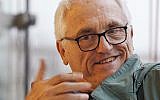 In this photo taken March 13, 2018, Jan Gross, a Holocaust scholar who has been a catalyst for historical debates about Polish behavior during the Holocaust, speaks to The Associated Press in Warsaw, Poland. (AP Photo/Czarek Sokolowski)