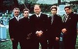 From left, Tony Sirico, Steven Van Zandt, James Gandolfini, Michael Imperioli and Vicint Pastore, shown in this undated photo, star in the HBO drama series "The Sopranos." (AP /HBO, Anthony Neste)