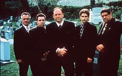 From left, Tony Sirico, Steven Van Zandt, James Gandolfini, Michael Imperioli and Vicint Pastore, shown in this undated photo, star in the HBO drama series "The Sopranos." (AP /HBO, Anthony Neste)