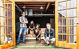 The current members of Alice in Chains, the Seattle grunge band that will perform in Caesarea on July 17, 2018 (Courtesy Alice in Chains)